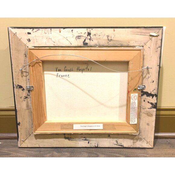 Original Oil Painting Framed & Matted Of Van Gogh's Hospital France By Mary Ples - Picture 10 of 11